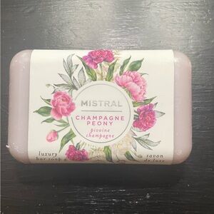 Mistral Champagne Peony Luxury Bar Soap